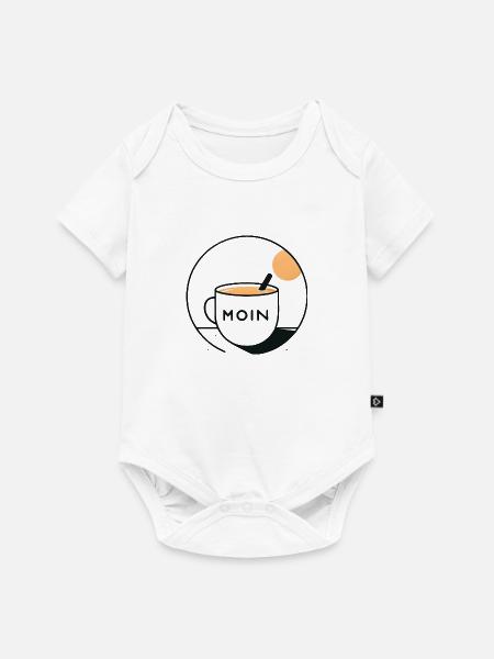 Moin - Baby Premium Kurzarmbody - Weiß