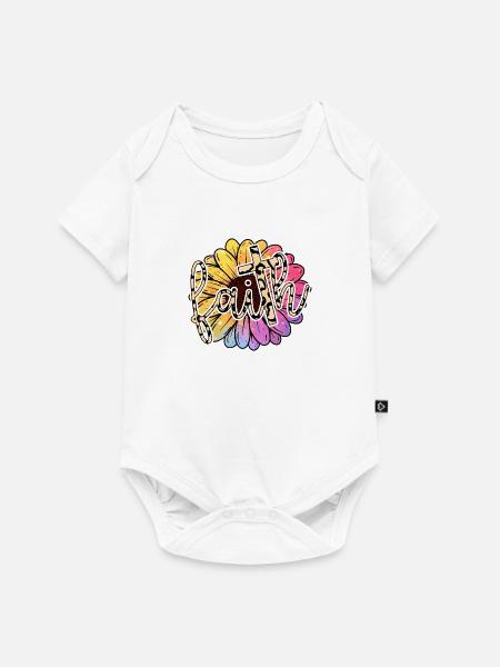 Glaube - Baby Premium Kurzarmbody - Weiß