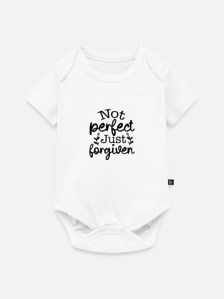 Nicht perfekt, vergeben - Baby Premium Kurzarmbody - Weiß
