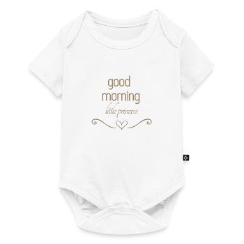 good morning little princess - Baby Premium Kurzarmbody - Weiß - Vorne