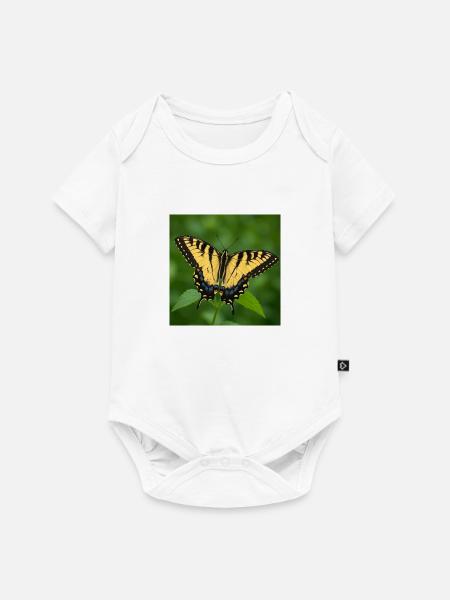Machaon tigré de l’Est - Body à manches courtes Premium Bébé - blanc