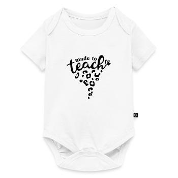Fait pour enseigner l’inspiration de l’enseignant - Body à manches courtes Premium Bébé - blanc - Devant