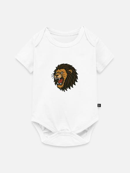 Roaring Lion - Baby Premium Kurzarmbody - Weiß