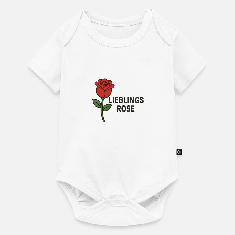 ROSE PRÉFÉRÉE - Body à manches courtes Premium Bébé - blanc