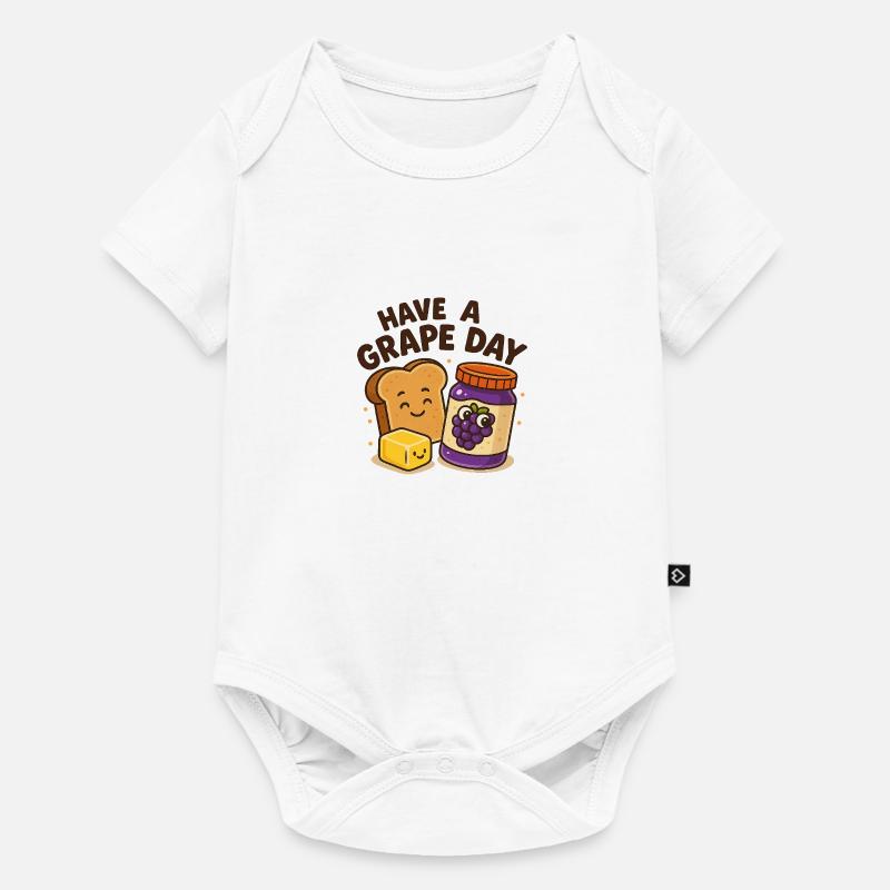 Have a grape day - Baby Premium Kurzarmbody - Weiß