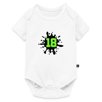 Touche de couleur 18 - Body à manches courtes Premium Bébé - blanc - Devant