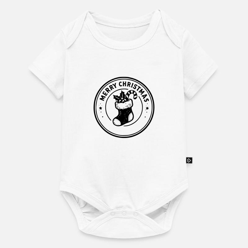 Merry Christmas - Body à manches courtes Premium Bébé - blanc