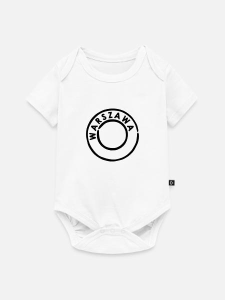 Warschau Poststempel - Baby Premium Kurzarmbody - Weiß