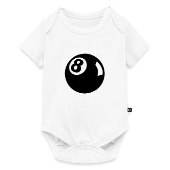 8 Ball - Baby Premium Kurzarmbody - Weiß - Vorne