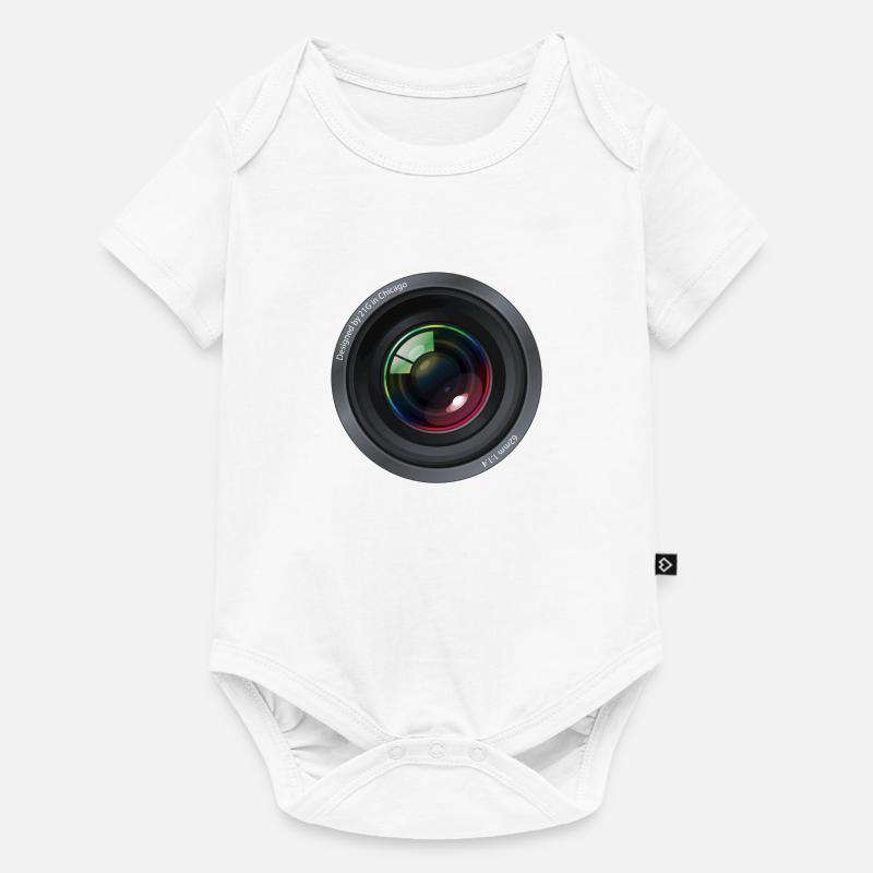 lens - Body à manches courtes Premium Bébé - blanc
