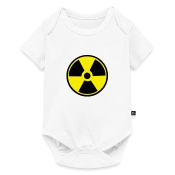 Radioactive Warning - Baby Premium short-sleeve bodysuit - white - Front