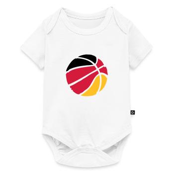 Basket-ball Basketball Basket - Body à manches courtes Premium Bébé - blanc - Devant