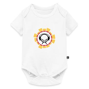 DJ - Baby Premium short-sleeve bodysuit - white - Front