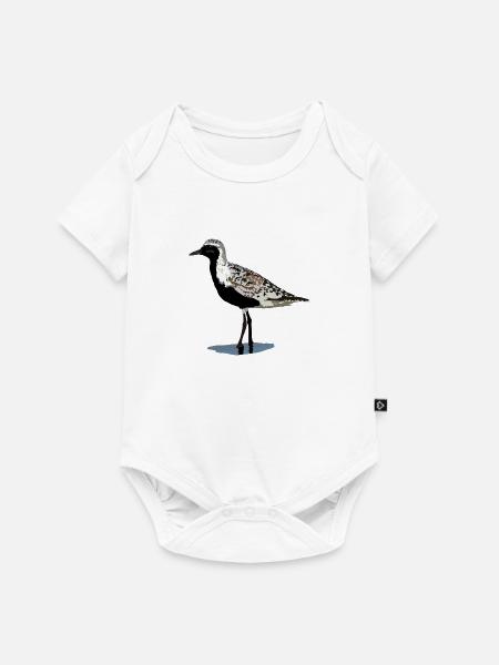 Kiebitzregenpfeifer - Baby Premium Kurzarmbody - Weiß