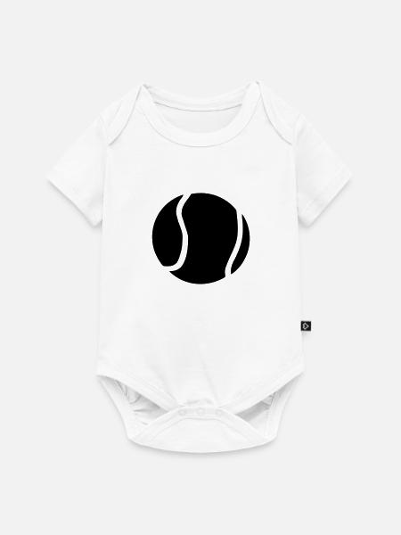 Tennis Ball - Baby Premium Kurzarmbody - Weiß