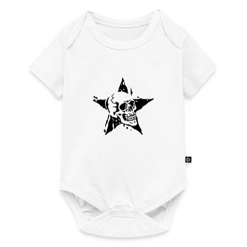 death star tete mort etoile5 - Body à manches courtes Premium Bébé - blanc - Devant