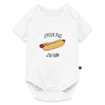 J'peux pas j'ai Faim - Body à manches courtes Premium Bébé - blanc - Devant
