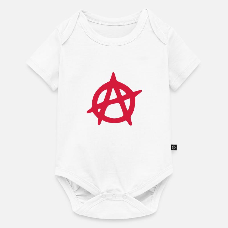 Anarchy - Anarchie (R) - Body à manches courtes Premium Bébé - blanc