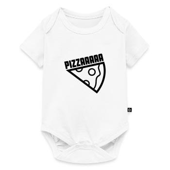 pizzaaaa - Body à manches courtes Premium Bébé - blanc - Devant