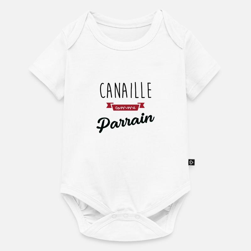 Canaille comme parrain - Body à manches courtes Premium Bébé - blanc