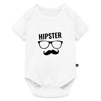 hipster - Baby Premium short-sleeve bodysuit - white - Front