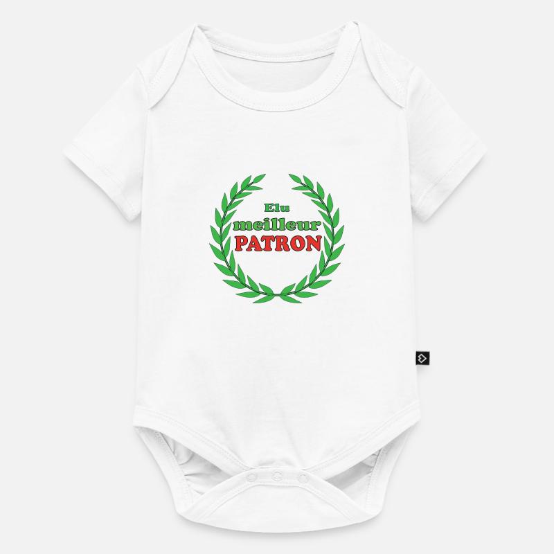 Elu meilleur patron - Body à manches courtes Premium Bébé - blanc