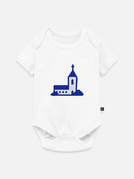 Kirche - 2 - Baby Premium Kurzarmbody - Weiß