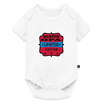 Bester opa limited edition - Baby Premium short-sleeve bodysuit - white - Front