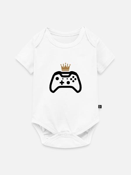 gamer - Baby Premium short-sleeve bodysuit - white