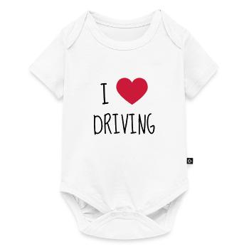 Fahrer Fahren Sport Auto Spieler - Baby Premium Kurzarmbody - Weiß - Vorne
