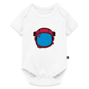 Astronaut Helmet - Baby Premium short-sleeve bodysuit - white - Front