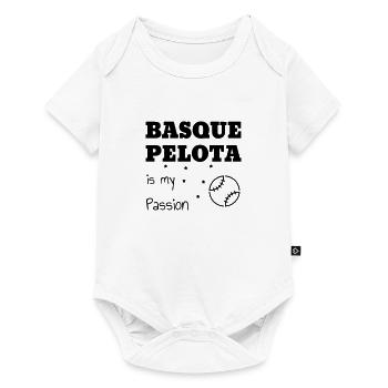 Pelote Basque Euskal Pilota Baskische Pelota - Baby Premium short-sleeve bodysuit - white - Front