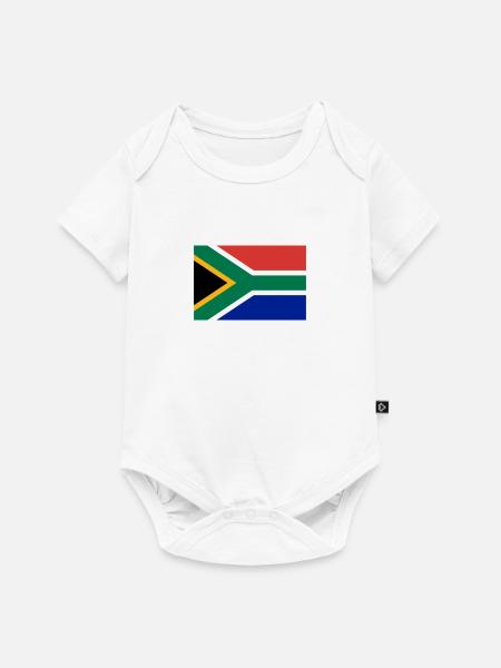 Südafrika - Baby Premium Kurzarmbody - Weiß