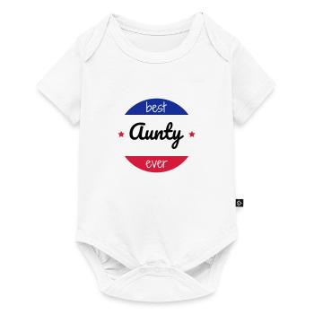 Aunt Aunty Tante Tata Baby Bébé Birth - Baby Premium short-sleeve bodysuit - white - Front