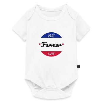 Agriculture Farming Farmer Agriculteur Landwirt - Baby Premium short-sleeve bodysuit - white - Front