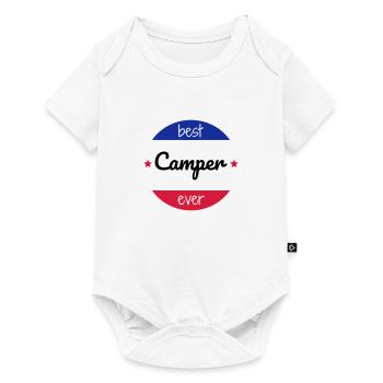 Camping / Camper / Campeur / Camp / Scout - Baby Premium short-sleeve bodysuit - white - Front