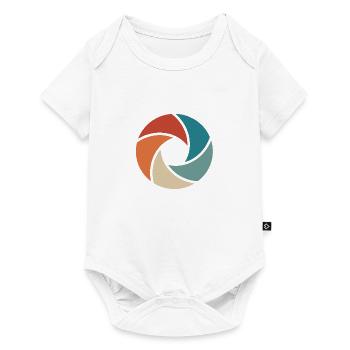 appareil photo - Body à manches courtes Premium Bébé - blanc - Devant