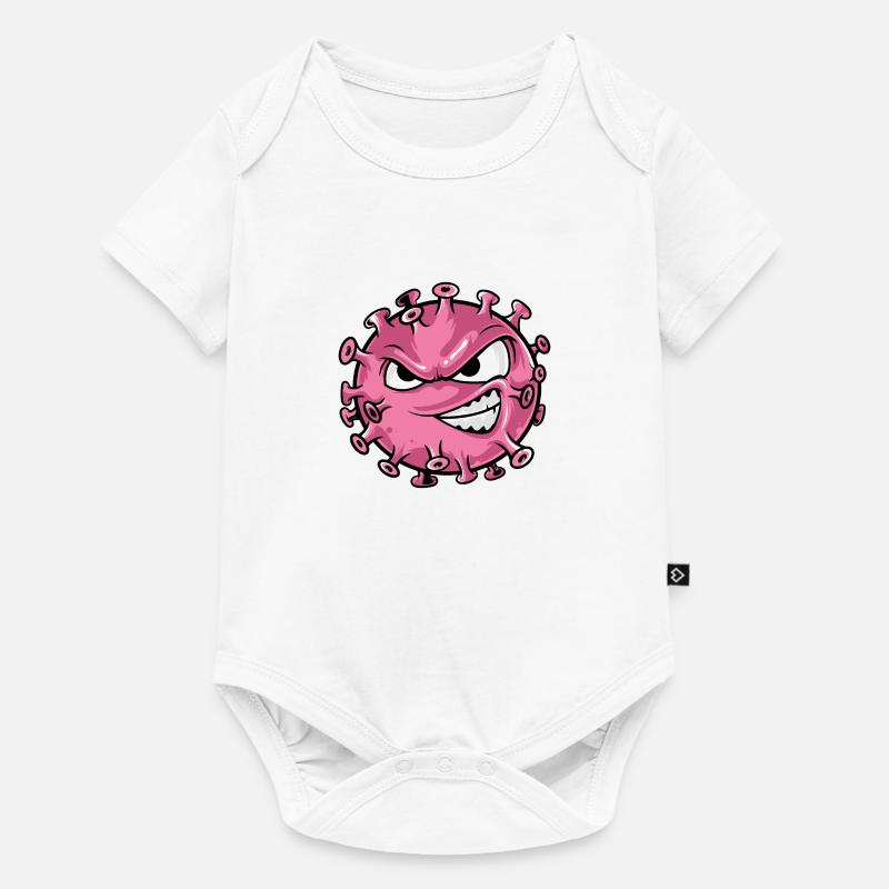 virus - Body à manches courtes Premium Bébé - blanc