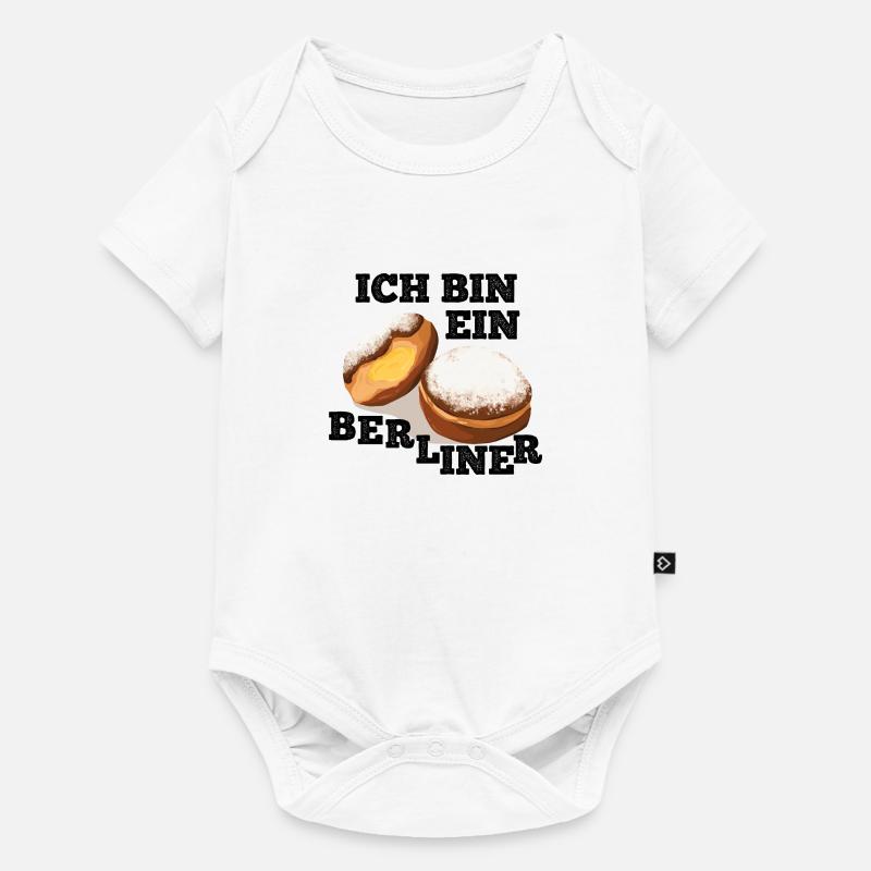 Ich bin ein Berliner - Baby Premium Kurzarmbody - Weiß