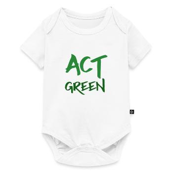 Act Green - Ecology Act Green - Baby Premium short-sleeve bodysuit - white - Front