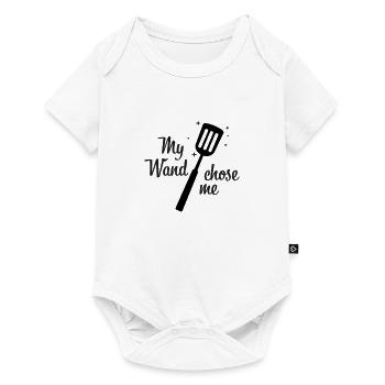 my wand chose me cook - Baby Premium short-sleeve bodysuit - white - Front