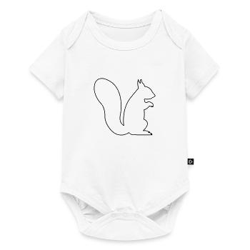 squirrel - Baby Premium short-sleeve bodysuit - white - Front
