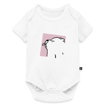 Cheeky Bear - Baby Premium short-sleeve bodysuit - white - Front