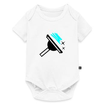 Nettoyeur de vitres - Body à manches courtes Premium Bébé - blanc - Devant
