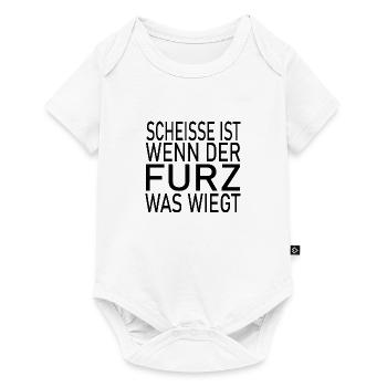 Fun Spaß Lustige - Baby Premium Kurzarmbody - Weiß - Vorne