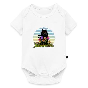 Cat - Baby Premium short-sleeve bodysuit - white - Front