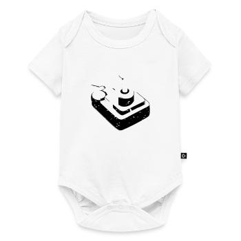 Joystick Player Game Controller retro Gaming - Baby Premium short-sleeve bodysuit - white - Front