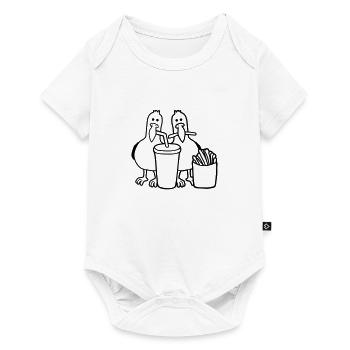 Stolen Fast Food Seagulls - Baby Premium short-sleeve bodysuit - white - Front