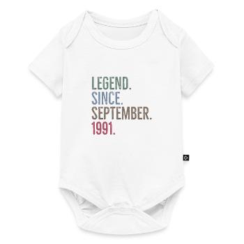 Légende depuis septembre 1991 - Body à manches courtes Premium Bébé - blanc - Devant