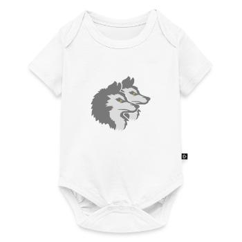 Logo de l’équipe Wolf Pack - Body à manches courtes Premium Bébé - blanc - Devant
